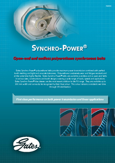 GATES,-,poliuretanowe,pasy,Synchro-Power,synchroniczne,zębat