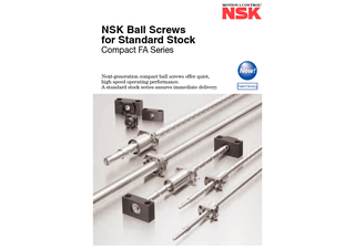 NSK,,standardowe,śruby,toczne,śruba,toczna,compact, FA,