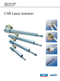 Siłowniki,liniowe,siłownik,liniowy,człony,wykonawcze,,człon,wykonawczy,linear,actuators,SKF,śruba,kulkowa,toczna,CAR