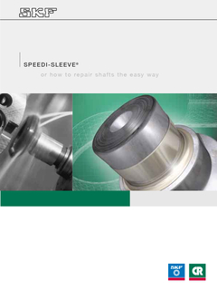 SKF,system,regeneracji,czopów,wałów,Speedi-Sleeve,regeneracja,czopów,czopy,uszczelnienia,uszczelnienie