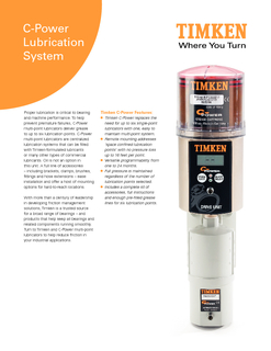 TIMKEN,-,smarownica,automatyczna,wielopunktowa,C-Power,-,instrukcja,użytkowania