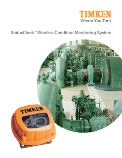 TIMKEN,Stauscheck,monitoring,stanu,maszyn,drgania,pomiar,drgań,check,status
