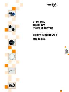 hydraulika, elementy zasilaczy hydraulicznych, zbiorniki stalowe, akcesoria